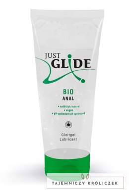 Just Glide Bio Anal żel intymny wodny 200ml ekologiczny, bezzapachowy Just Glide