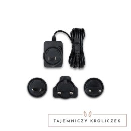 Le Wand Adapter Międzynarodowy Czarny - Uniwersalny zasilacz podrożny Le Wand