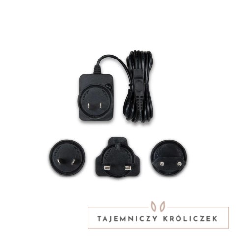 Le Wand Adapter Międzynarodowy Czarny - Uniwersalny zasilacz podrożny Le Wand