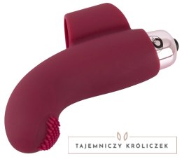 Magic Shiver Finger Vibe silikonowy model na palec 8,5 cm z wypustkami Magic Shiver