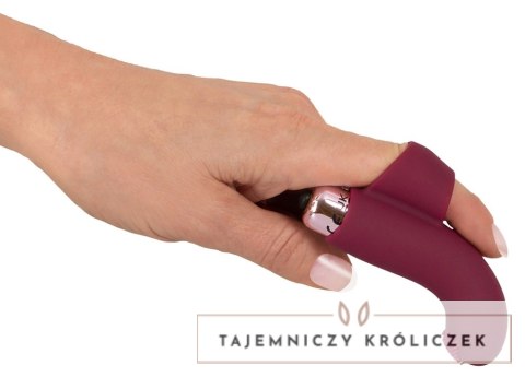 Magic Shiver Finger Vibe silikonowy model na palec 8,5 cm z wypustkami Magic Shiver