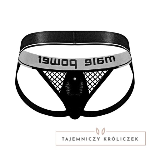 Male Power Cock Pit Net LXL - Bielizna męska z kieszenią i otwartym tyłem Male Power