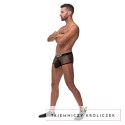 Male Power Mini szorty siateczkowe z odpinaną saszetką M czarne Male Power