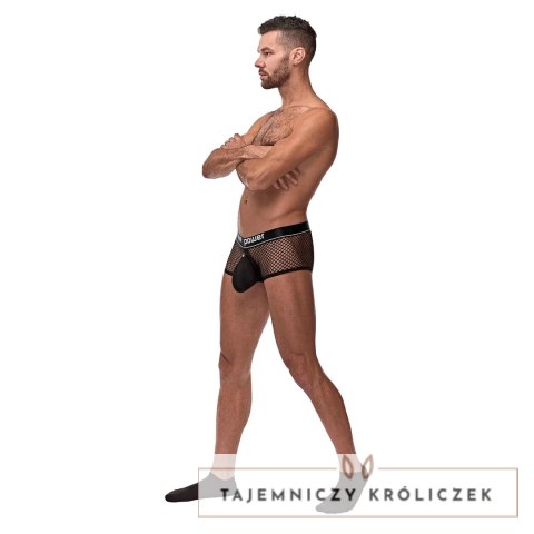 Male Power Mini szorty siateczkowe z odpinaną saszetką M czarne Male Power