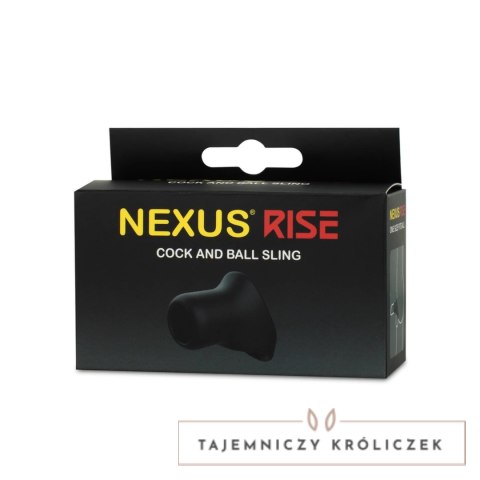 Nexus Rise silikonowy pierścień podwojny czarny - elastyczny uchwyt Nexus