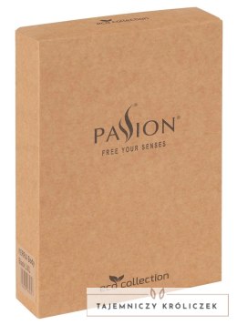 Passion Zinnia Corset L/XL - Koszulka z paskami do pończoch + stringi, Eco Passion