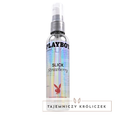 Playboy Pleasure Slick Strawberry żel intymny truskawkowy 120 ml Playboy