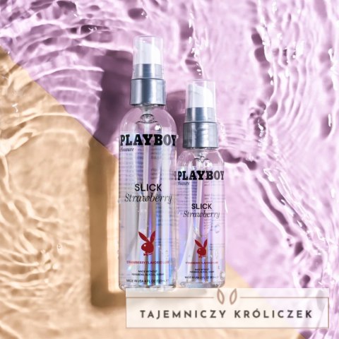 Playboy Pleasure Slick Strawberry żel intymny truskawkowy 120 ml Playboy