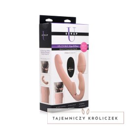 XR Brands Strap-On AirPulse silikonowy, nadmuchiwany, pilot, czarny XR Brands