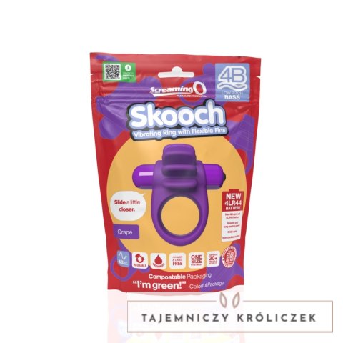 The Screaming O Skooch Pierścień Wibrujący 5 Trybow Fioletowy The Screaming O