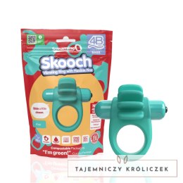 The Screaming O Skooch Zielony - Pierścień wibrujący 5 trybow, silikon The Screaming O