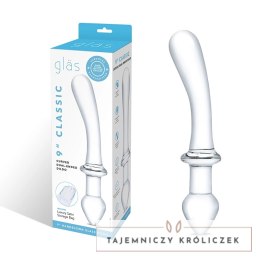 Glas Double Play Szklany model intymny dwustronny 24 cm przezroczysty Glas