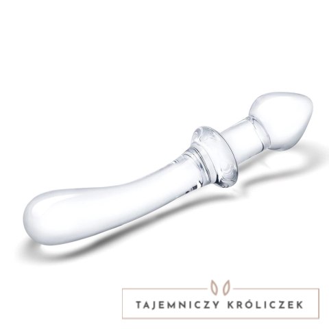 Glas Double Play Szklany model intymny dwustronny 24 cm przezroczysty Glas