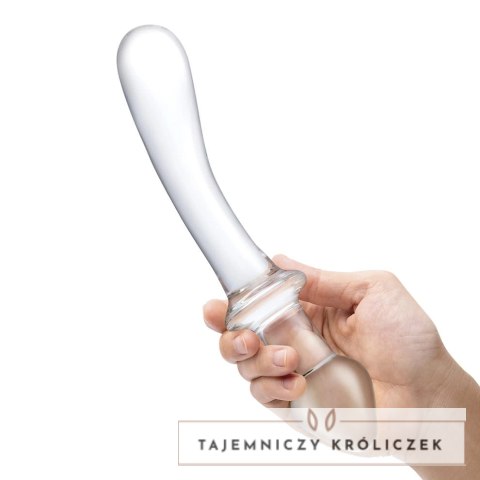 Glas Double Play Szklany model intymny dwustronny 24 cm przezroczysty Glas