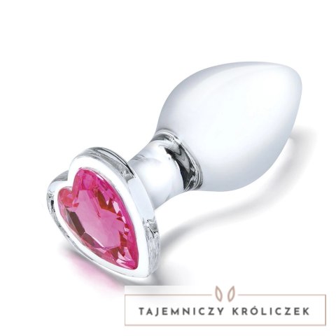 Glas Heart Jewel Set szklane zatyczki anatomiczne 3 rozmiary Glas