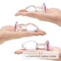 Glas Heart Jewel Set szklane zatyczki anatomiczne 3 rozmiary Glas