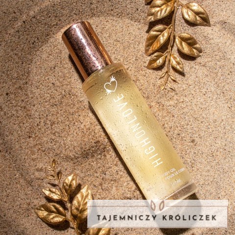 HighOnLove Suchy Olejek Do Ciała 100ml - Odżywiający z olejem konopnym HighOnLove