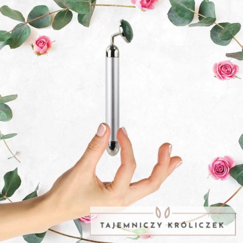 La Gemmes Jadeitowy Masażer Wibracyjny 15 cm - Zielony Kamień Szlachetny La Gemmes