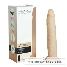 Naked Addiction Bendable 22,8 cm Vanilla silikonowy model z przyssawką Naked Addiction