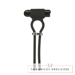 PowerBullet Bolo Czarny - Regulowany Pierścień Wibrujący USB, 9 Trybow PowerBullet