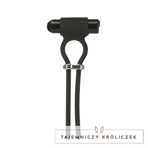PowerBullet Bolo Czarny - Regulowany Pierścień Wibrujący USB, 9 Trybow PowerBullet