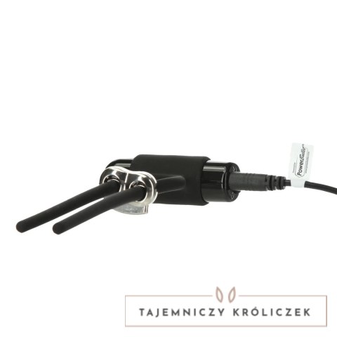 PowerBullet Bolo Czarny - Regulowany Pierścień Wibrujący USB, 9 Trybow PowerBullet