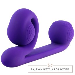 Snail Vibe Fioletowy - wielofunkcyjny model z podwojnym systemem wibracji Snail Vibe