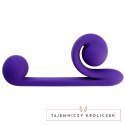 Snail Vibe Fioletowy - wielofunkcyjny model z podwojnym systemem wibracji Snail Vibe