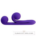 Snail Vibe Fioletowy - wielofunkcyjny model z podwojnym systemem wibracji Snail Vibe