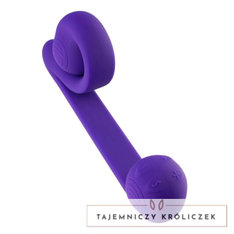 Snail Vibe Fioletowy - wielofunkcyjny model z podwojnym systemem wibracji Snail Vibe