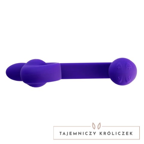 Snail Vibe Fioletowy - wielofunkcyjny model z podwojnym systemem wibracji Snail Vibe