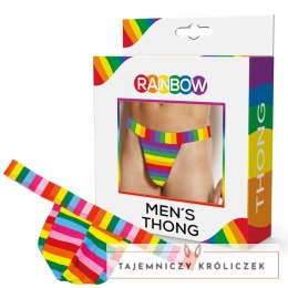 Svenjoyment Stringi męskie Rainbow One Size - elastyczny materiał Spencer & Fleetwood