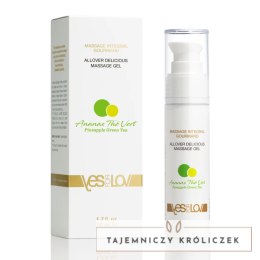 YESforLOV Allover Delicious Żel do Masażu Ananas Zielona Herbata 50ml YESforLOV