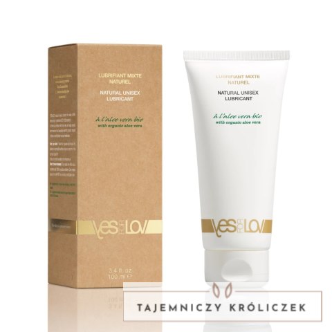 YESforLOV Naturalny Żel Nawilżający Unisex z Aloesem 100 ml YESforLOV