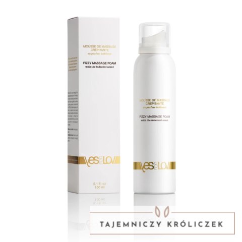 YESforLOV Pianka Musująca do Masażu 150ml Wegańska Formuła YESforLOV