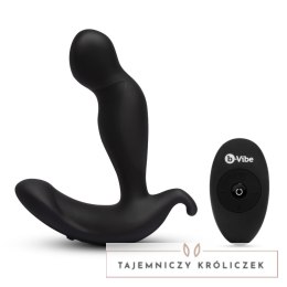 B-Vibe Prostate 360 Czarny - model zdalny, obrot i wibracje B-Vibe