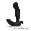 B-Vibe Prostate 360 Czarny - model zdalny, obrot i wibracje B-Vibe