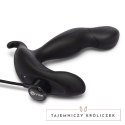B-Vibe Prostate 360 Czarny - model zdalny, obrot i wibracje B-Vibe