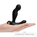 B-Vibe Prostate 360 Czarny - model zdalny, obrot i wibracje B-Vibe