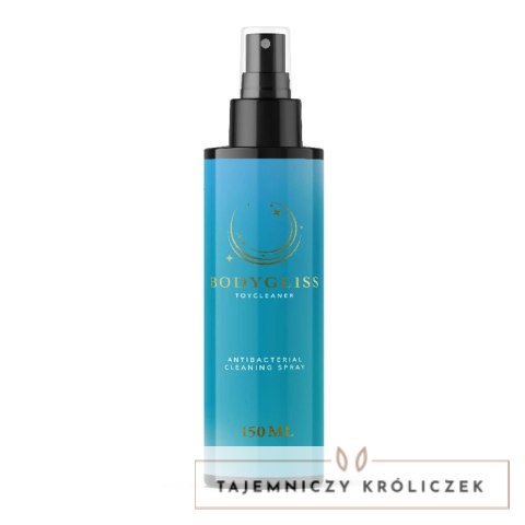 BodyGliss Toy Cleaner spray do akcesoriow 150 ml, szybkie czyszczenie BodyGliss