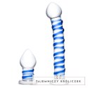 Glas Double Penetration Set - Zestaw szklanych akcesoriow spiralnych Glas