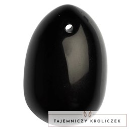 La Gemmes Yoni Egg Black Obsidian L - anatomiczna kula z obsydianu, rozmiar L La Gemmes