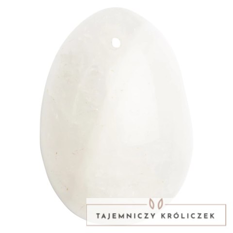La Gemmes Yoni Egg L Clear Quartz - kamień szlachetny, rozmiar L La Gemmes