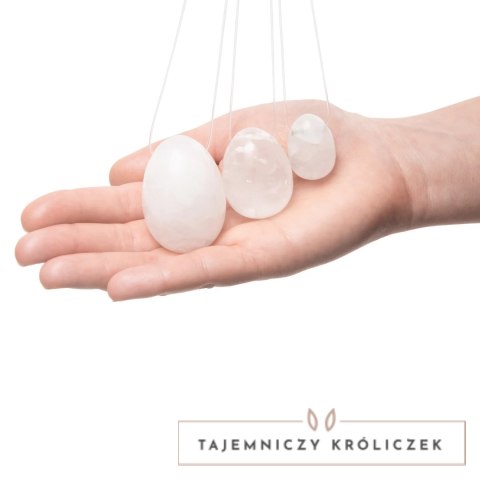 La Gemmes Yoni Egg L Clear Quartz - kamień szlachetny, rozmiar L La Gemmes