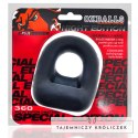 Oxballs 360 Night Edition - Pierścień Intymny z Silikonu, Czarny Oxballs