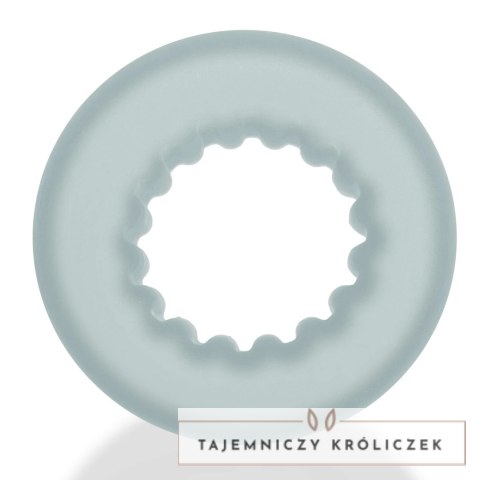 Oxballs Axis Rib Griphold pierścień elastyczny Clear Ice 5 cm Oxballs
