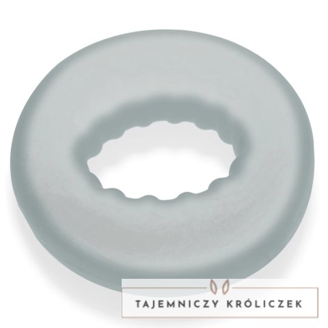 Oxballs Axis Rib Griphold pierścień elastyczny Clear Ice 5 cm Oxballs