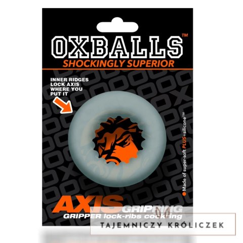 Oxballs Axis Rib Griphold pierścień elastyczny Clear Ice 5 cm Oxballs