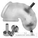 Oxballs Airlock Electro Air-Lite przezroczysta klatka intymna elektro Oxballs
