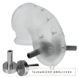 Oxballs Airlock Electro Air-Lite przezroczysta klatka intymna elektro Oxballs